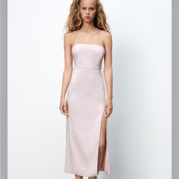 ZARA LINEN BLEND DRESS - Picture 11 of 15